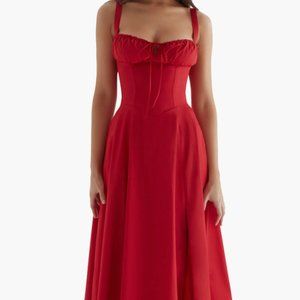 House of CB Red Carmen Dress